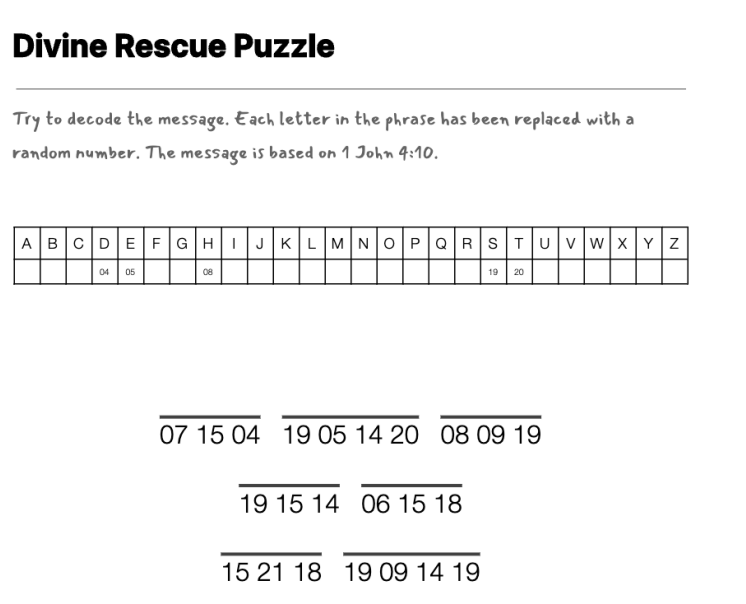 How Much Are We Worth? cryptogram